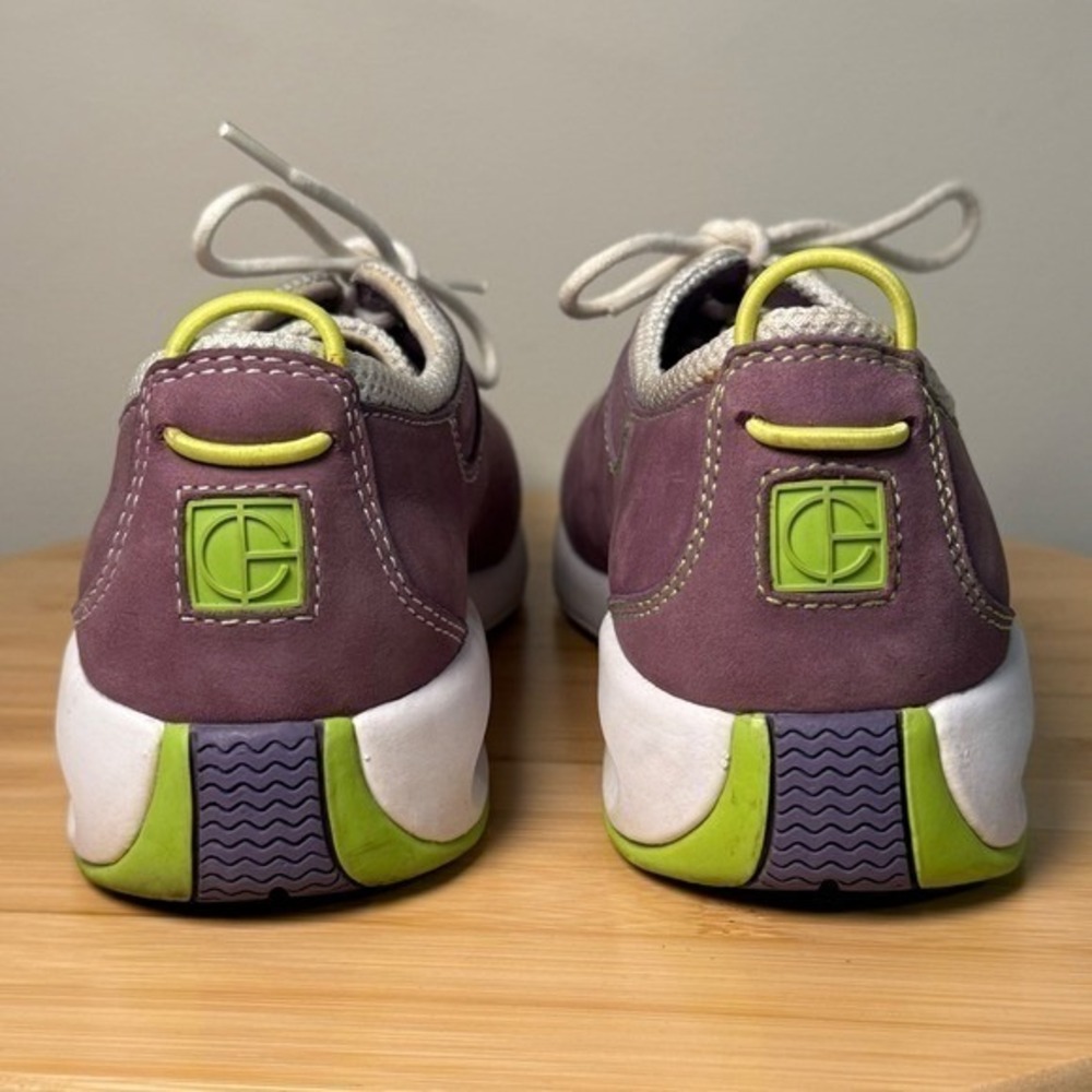 Cole Haan G Series NikeAir Sneaker Womens 6B Purple Green Sporty Athleisure Walk - Picture 4 of 8